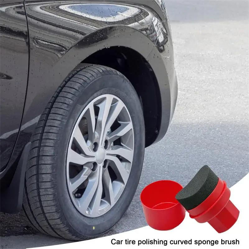 Curved Car Tire Waxing Sponge  - đánh giá và giá Wax Applicator Pad