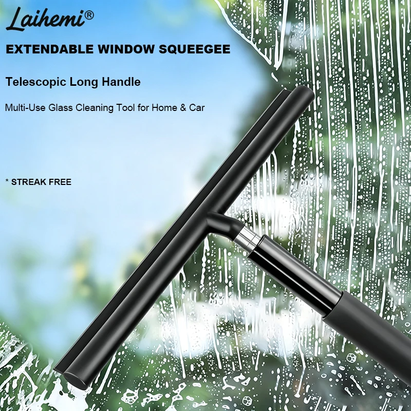 Telescopic Long Handle Window  - đánh giá và giá Glass Cleaner Streak