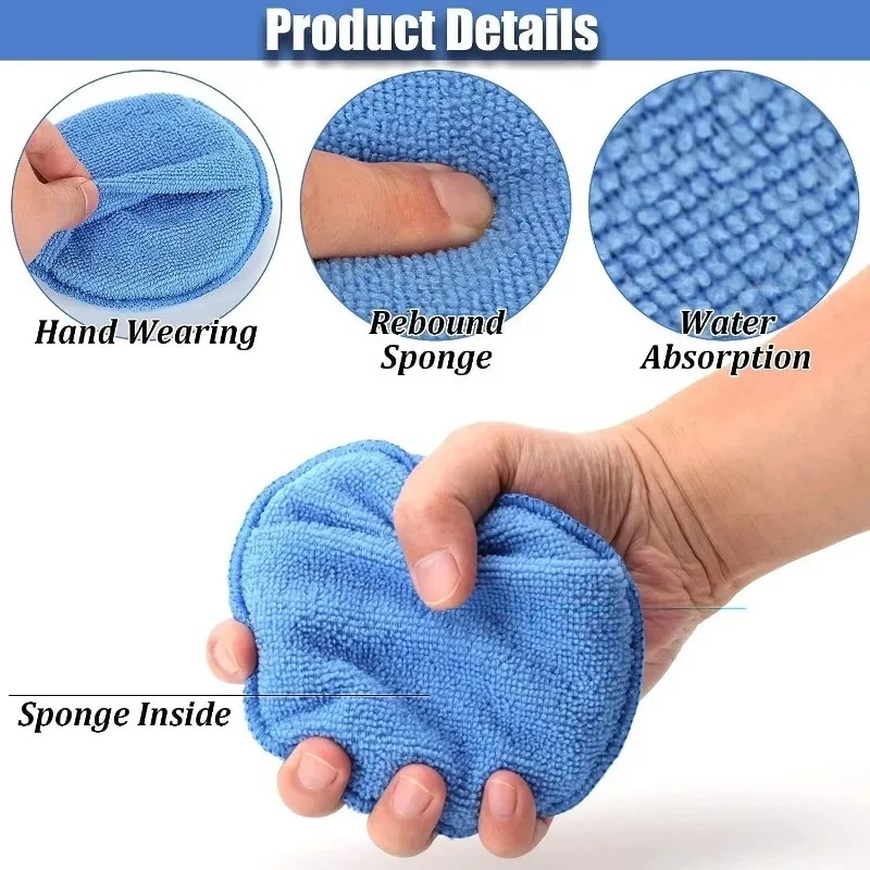 10Pcs Car Detailing Applicator - đánh giá và giá Wax Applicator Pad