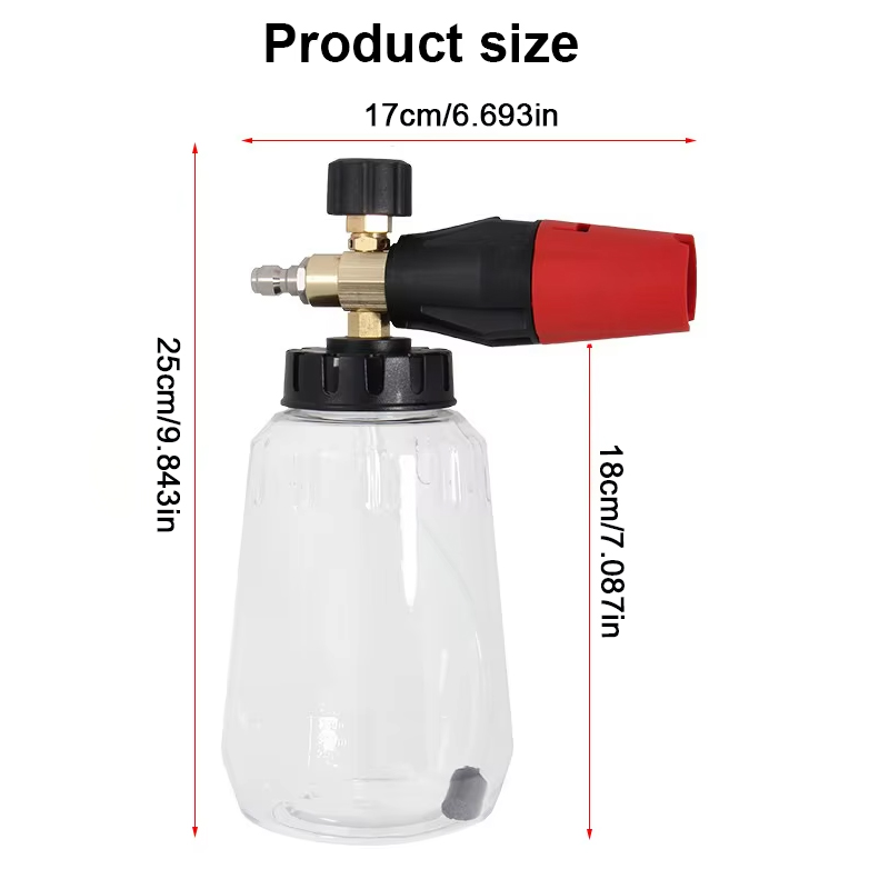 High Pressure PA Foam Cannon A - đánh giá và giá Pressure Washer Foam Gun
