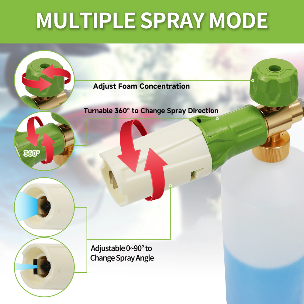 Aluminum Foam gun Lance Foam c - đánh giá và giá Pressure Washer Foam Gun