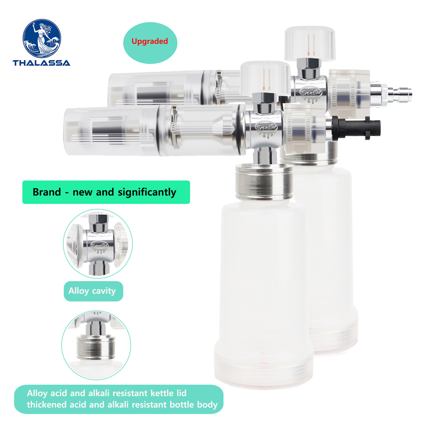 Foam Spray Gun Adjustable 100m - đánh giá và giá Pressure Washer Foam Gun