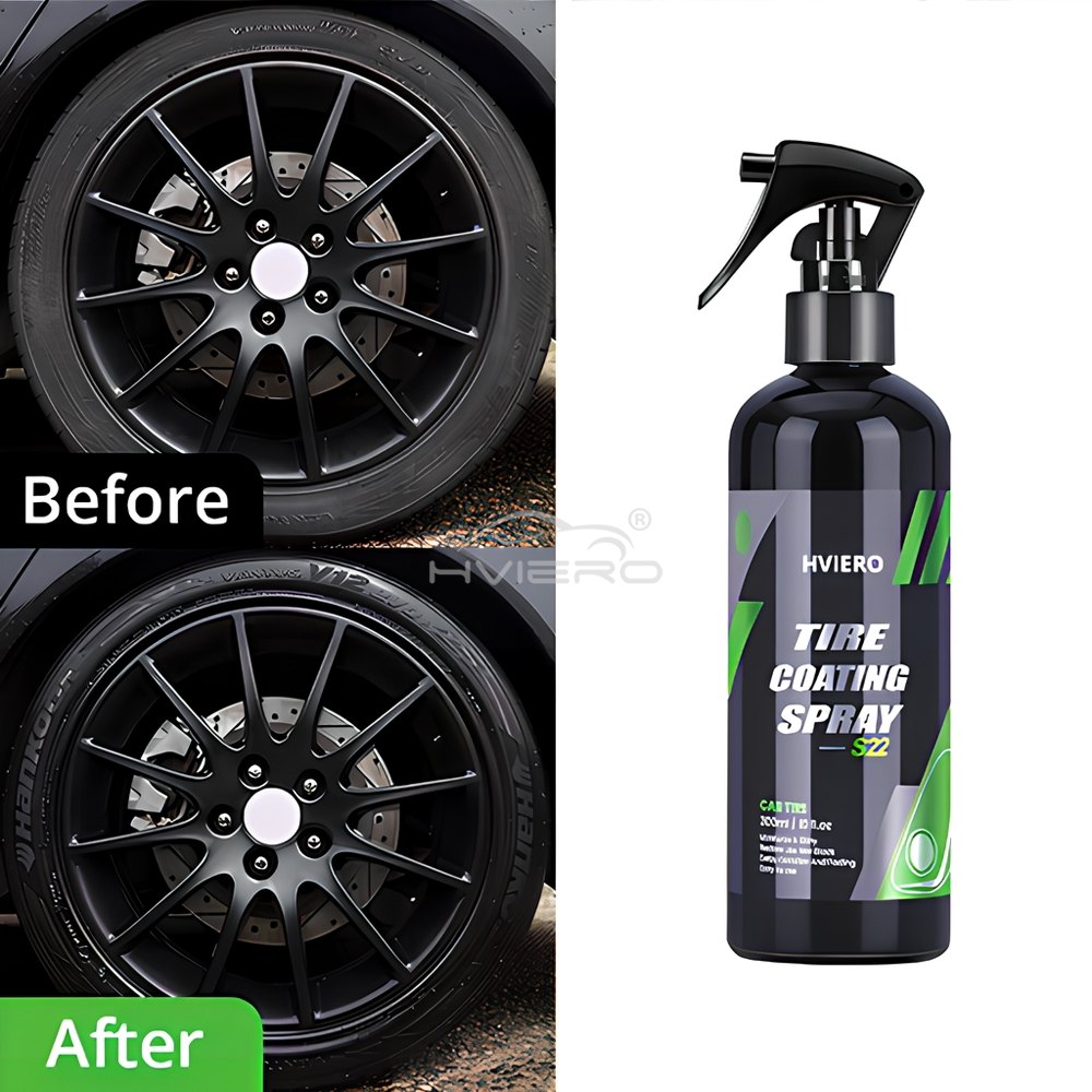 Car auto Tyre Gloss Tire Coati - đánh giá và giá Tire Shine Spray Sealant