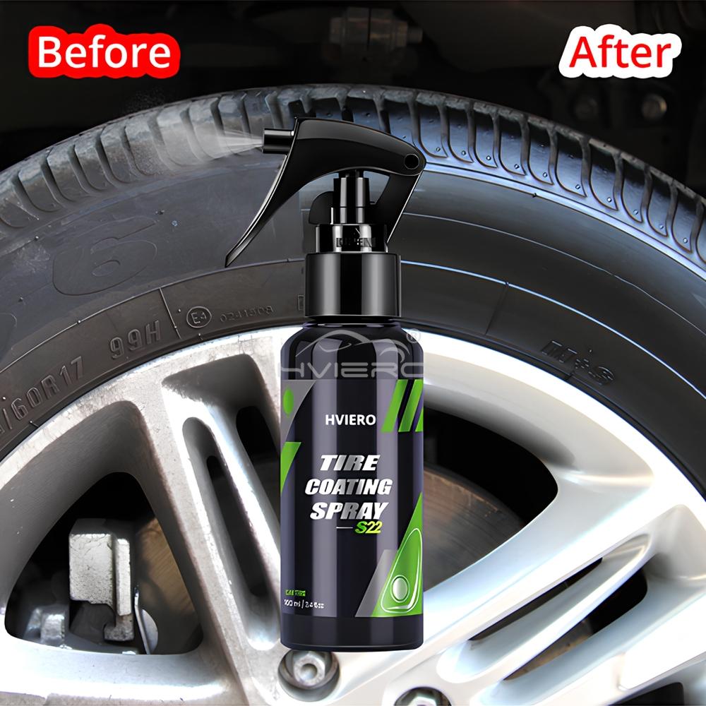 Car auto Tyre Gloss Tire Coati - đánh giá và giá Tire Shine Spray Sealant