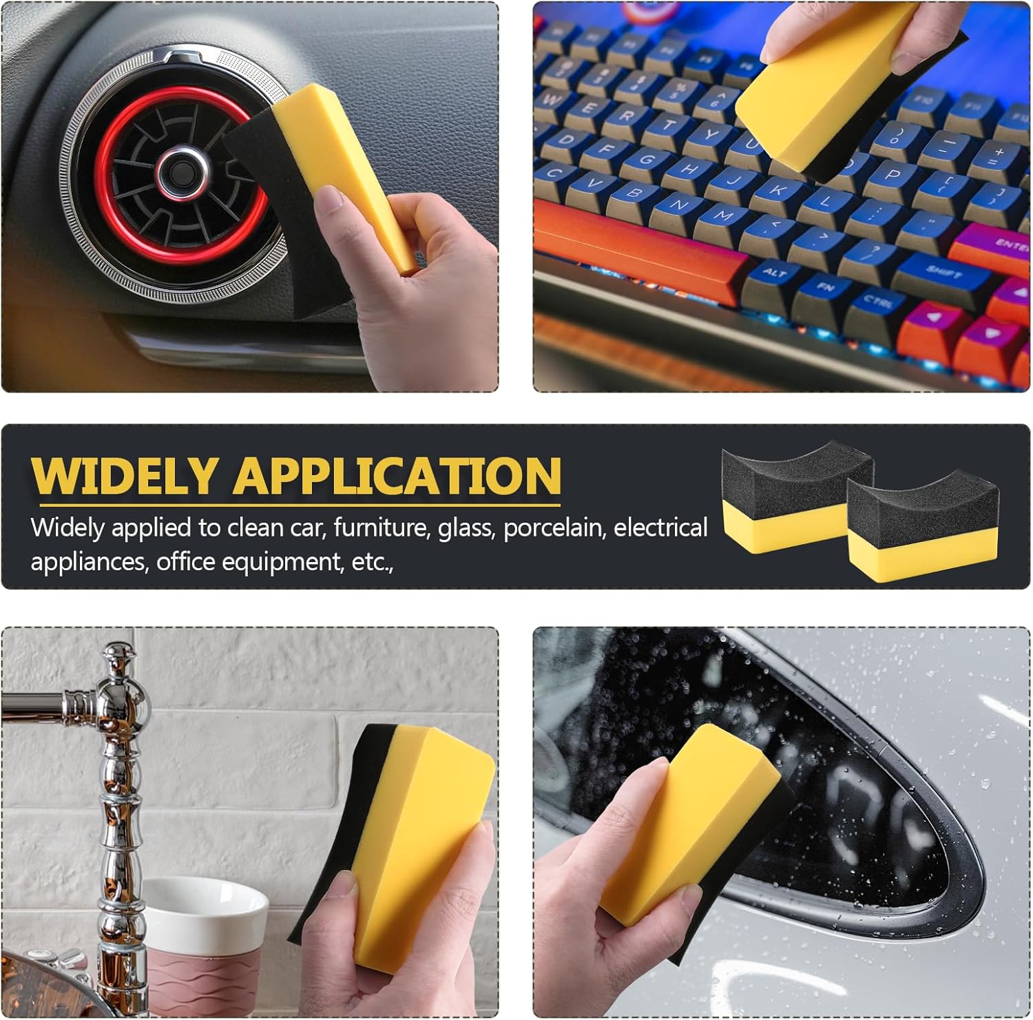 Auto Cleaning Sponge Brush Wax - đánh giá và giá Wax Applicator Pad