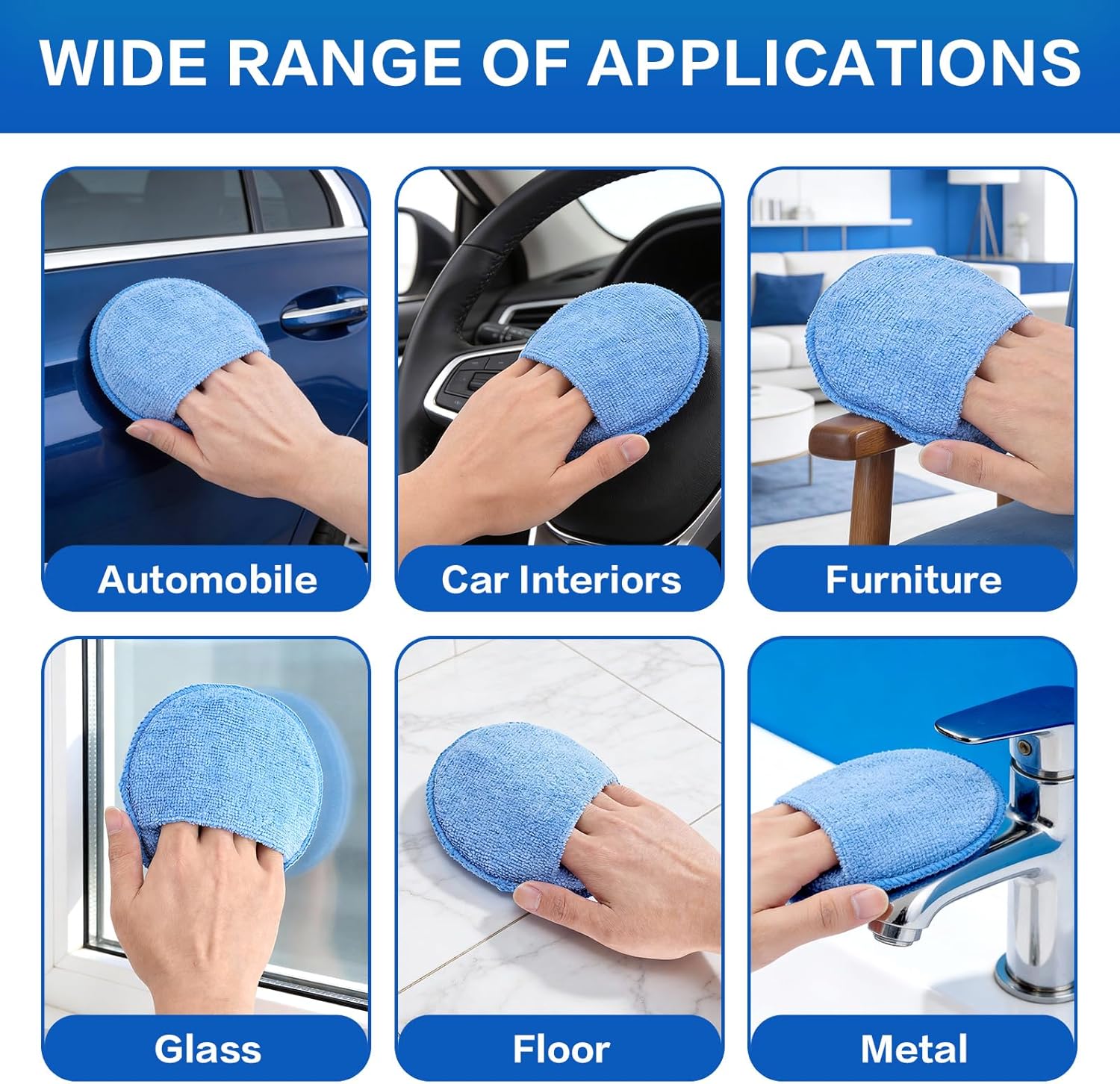 Auto Cleaning Sponge Brush Wax - đánh giá và giá Wax Applicator Pad