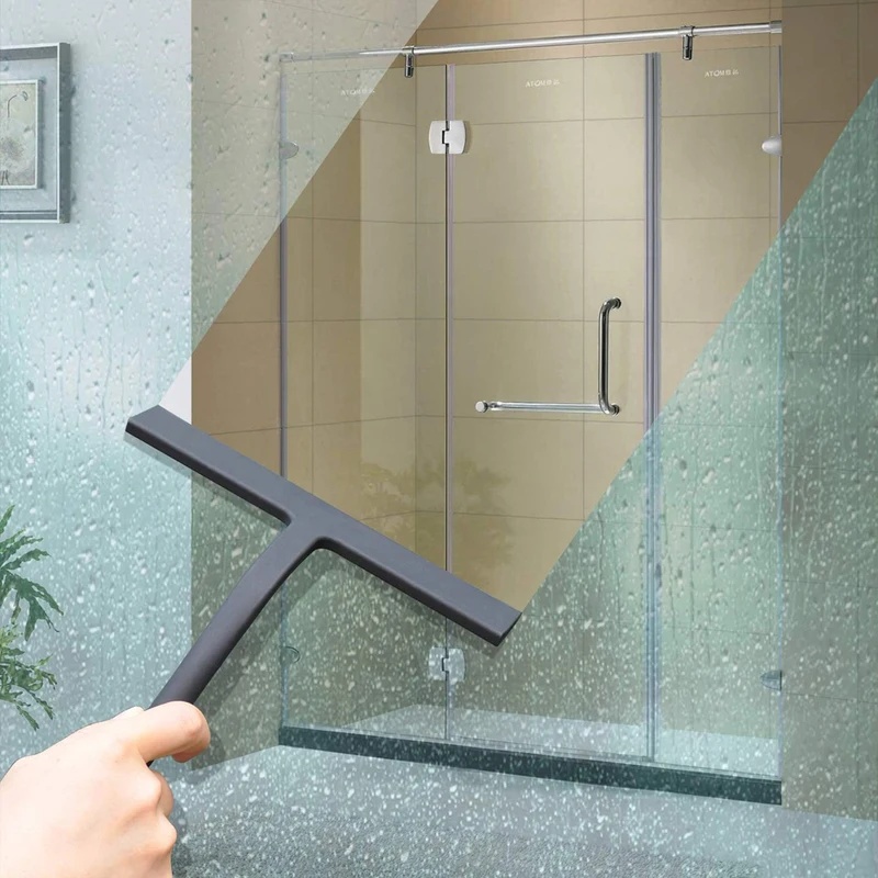 Matte Black Silicone Squeegee  - đánh giá và giá Glass Cleaner Streak