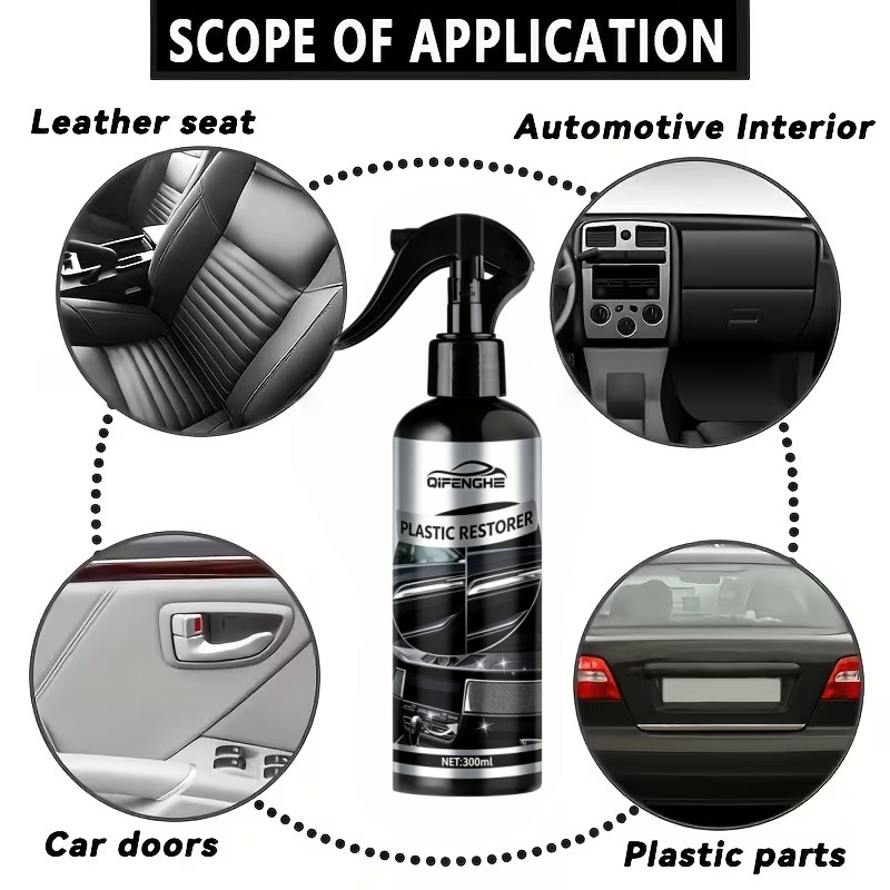 300ml Long-Lasting Plastic Res - đánh giá và giá Trim Restorer Plastic