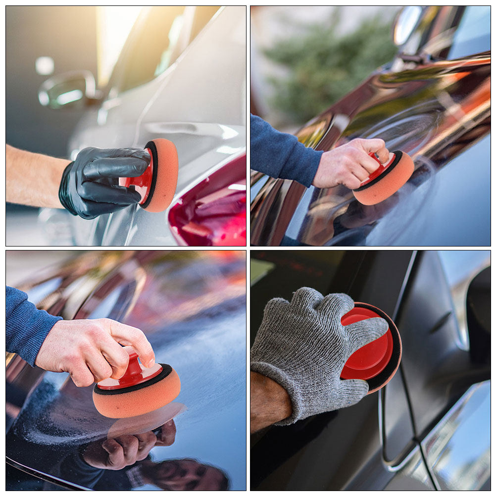 4-Piece Car Waxing Sponge Set  - đánh giá và giá Wax Applicator Pad