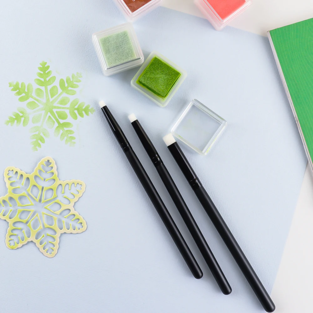3Pcs/set Flat /angled Detailed - đánh giá và giá Detailing Brush Set