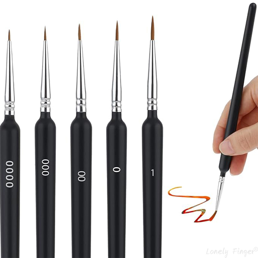 5/11Pcs Paint Brushes Set, Art - đánh giá và giá Detailing Brush Set