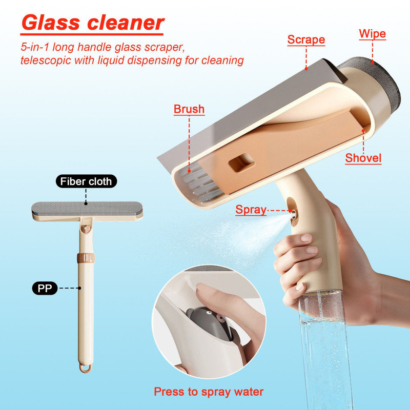 4-in-1 Window Glass Cleaner Ex - đánh giá và giá Glass Cleaner Streak