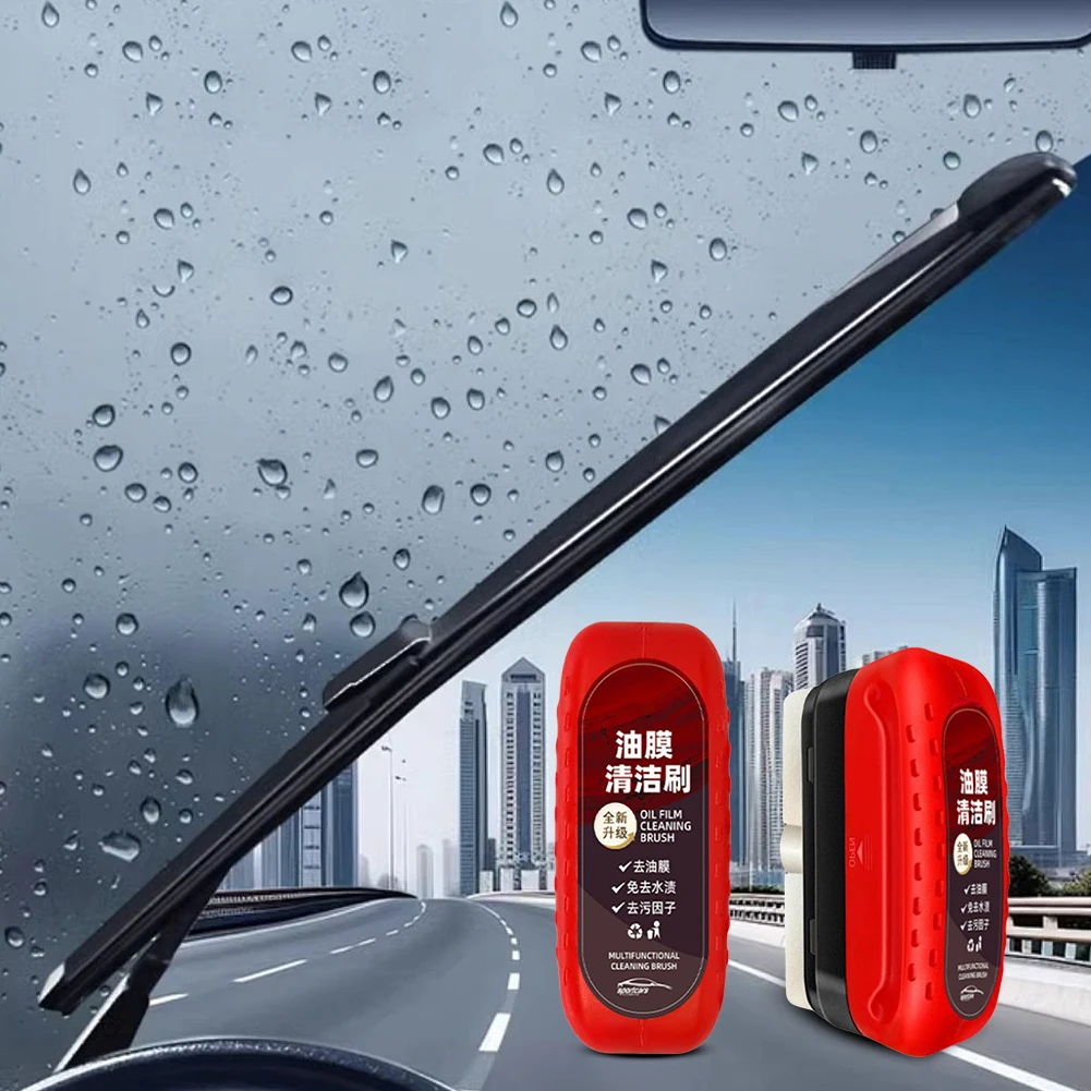 Car Glass Oil Film Remover Aut - đánh giá và giá Car Cleaning Brush